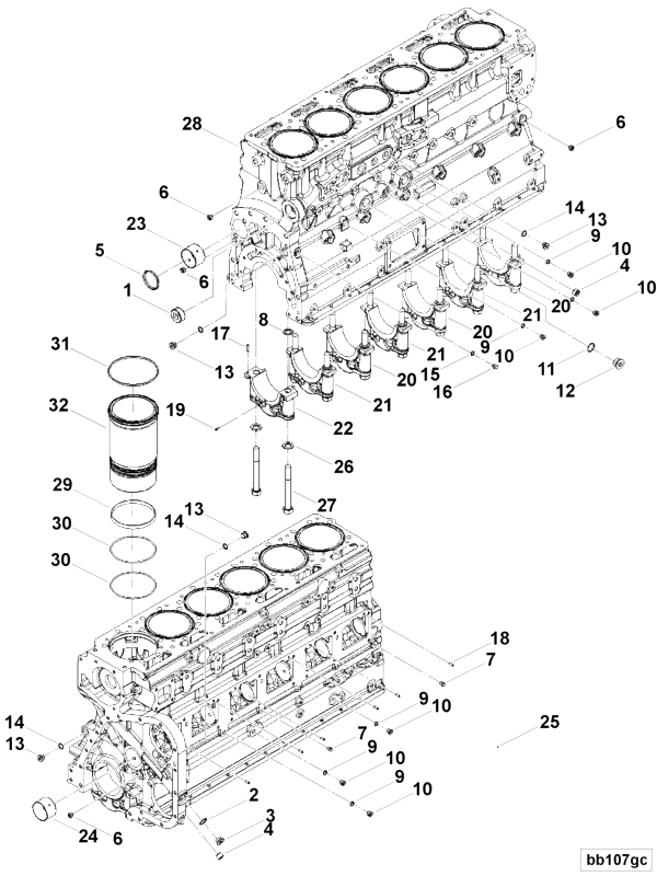 Cylinder Blok | Cummins 4914774