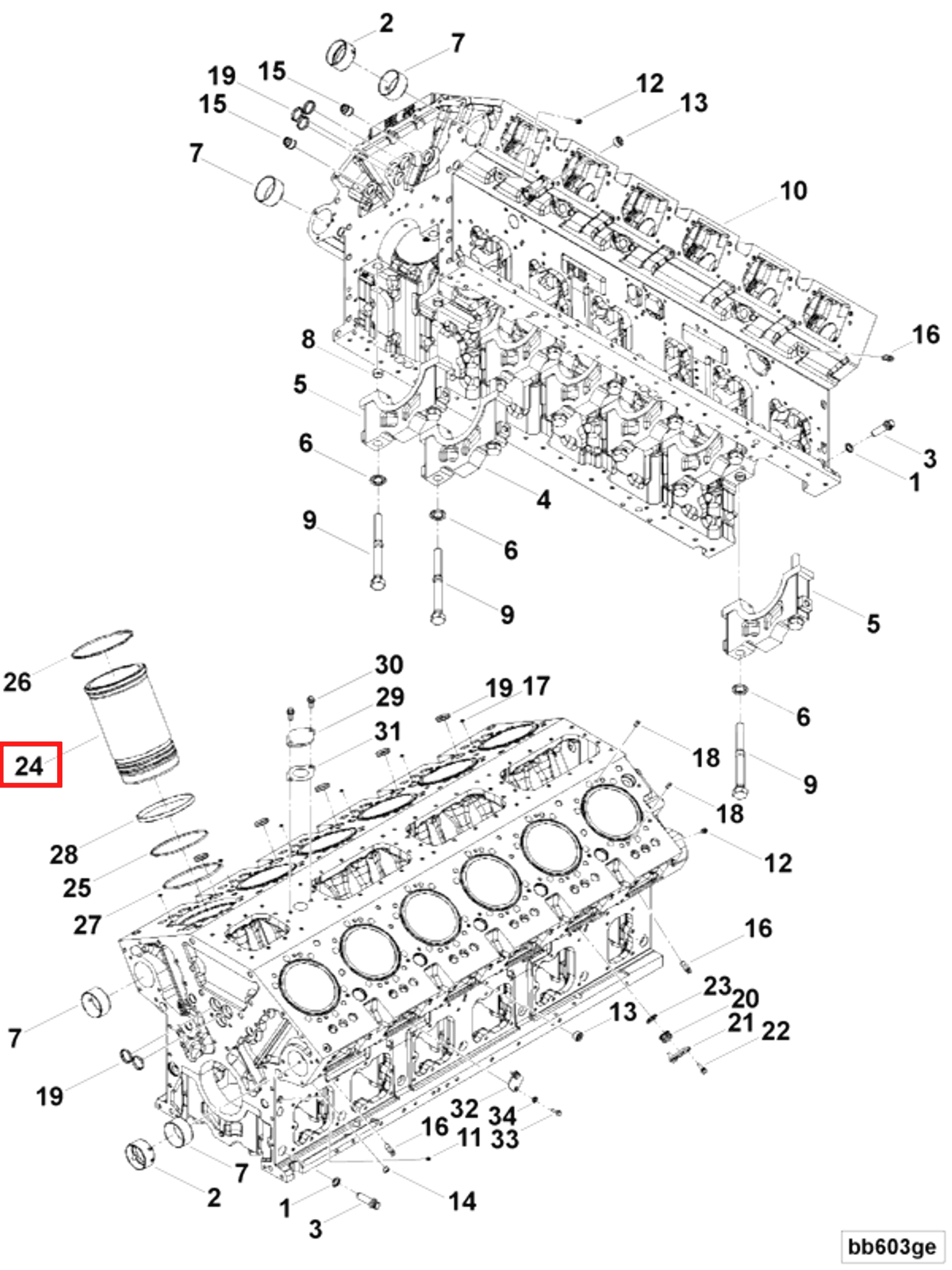 Cylinder liner | Cummins 4916452