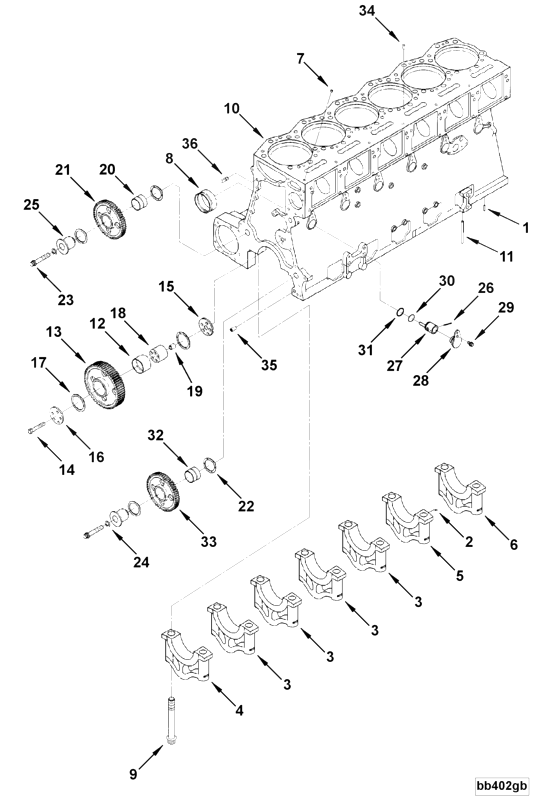 Cylinder Blok | Cummins 4916757