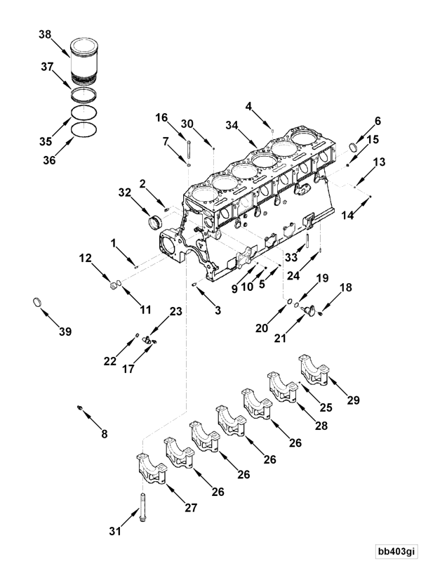 Cylinder Blok | Cummins 4924205