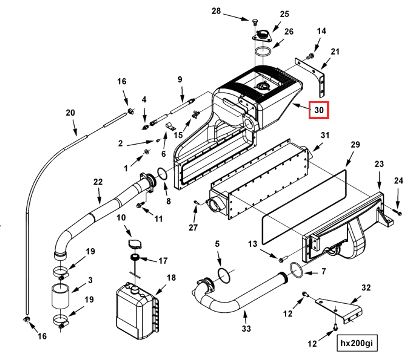 Heat Exchanger | Cummins 4929883 | Heat Exchanger Housing