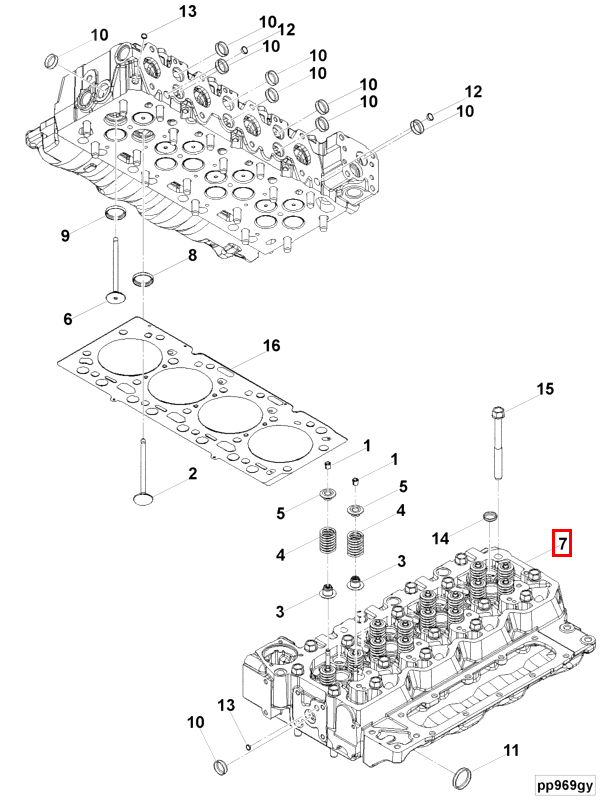Cylinder Head | Cummins 4941347