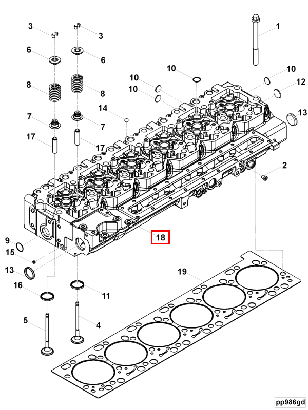 Cylinder Head | Cummins 4942116