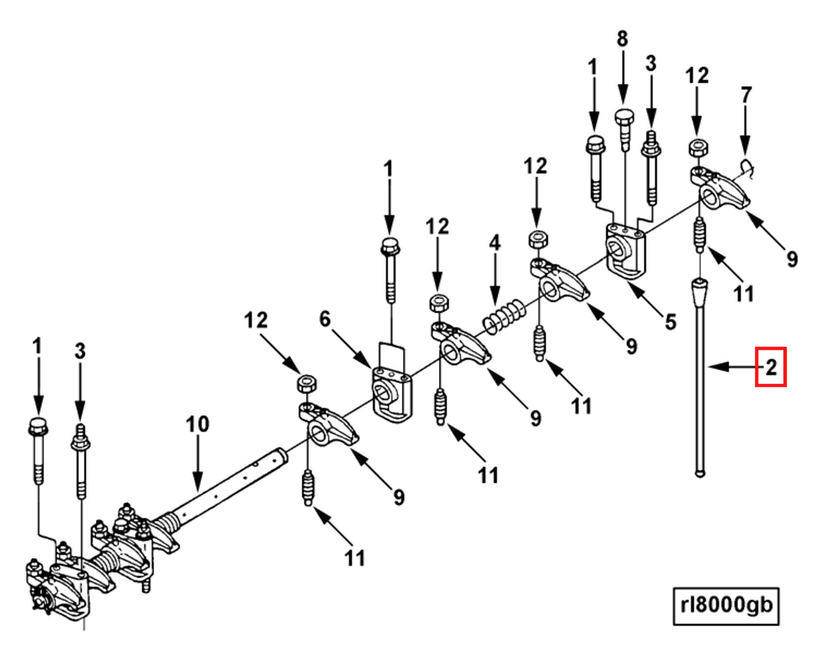 Push Rod | Cummins 4944182