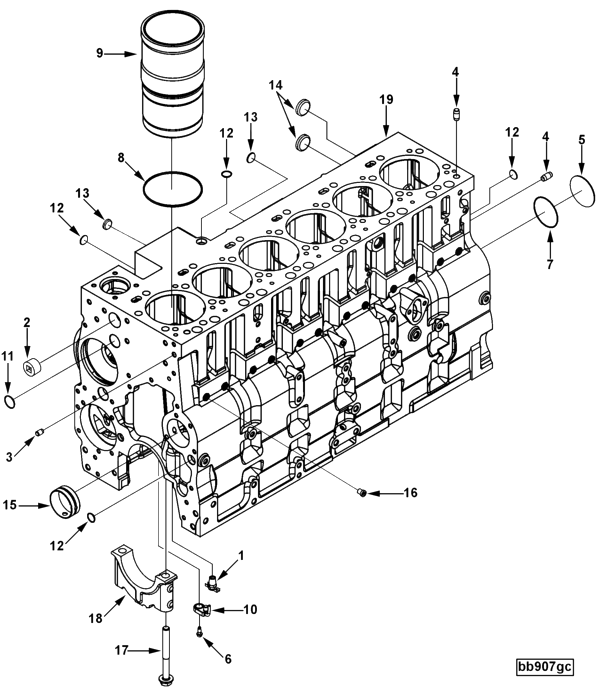 Cylinder Blok | Cummins 4946152
