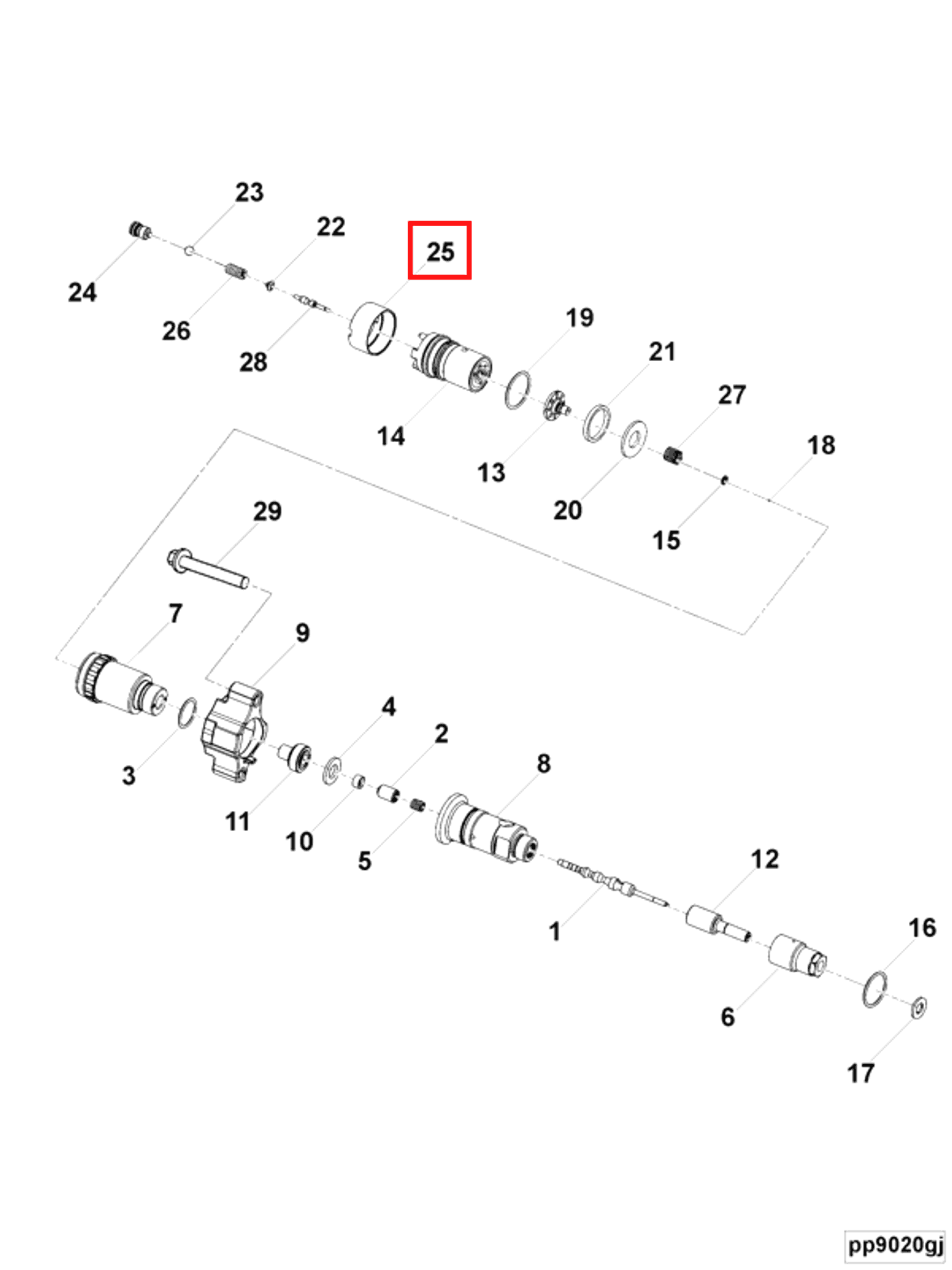 Retainer | Cummins 4954476 | Control Valve Retainer