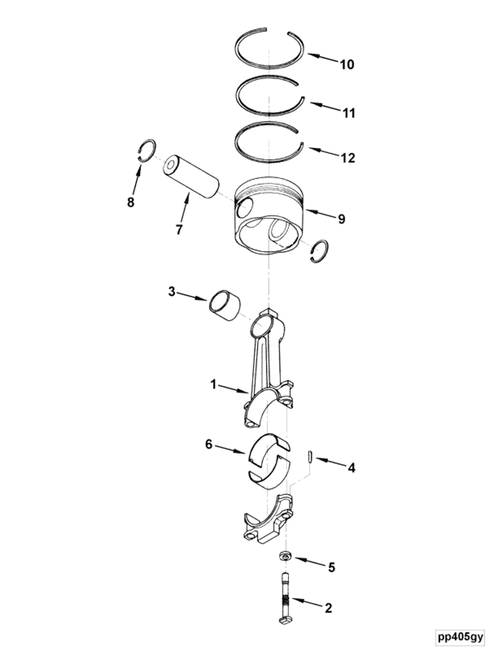 Piston | Cummins 4955238 | Piston Kit