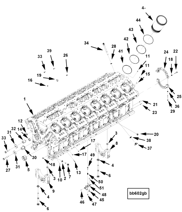 Cylinder Blok | Cummins 4955242 | Cylinder Block Kit