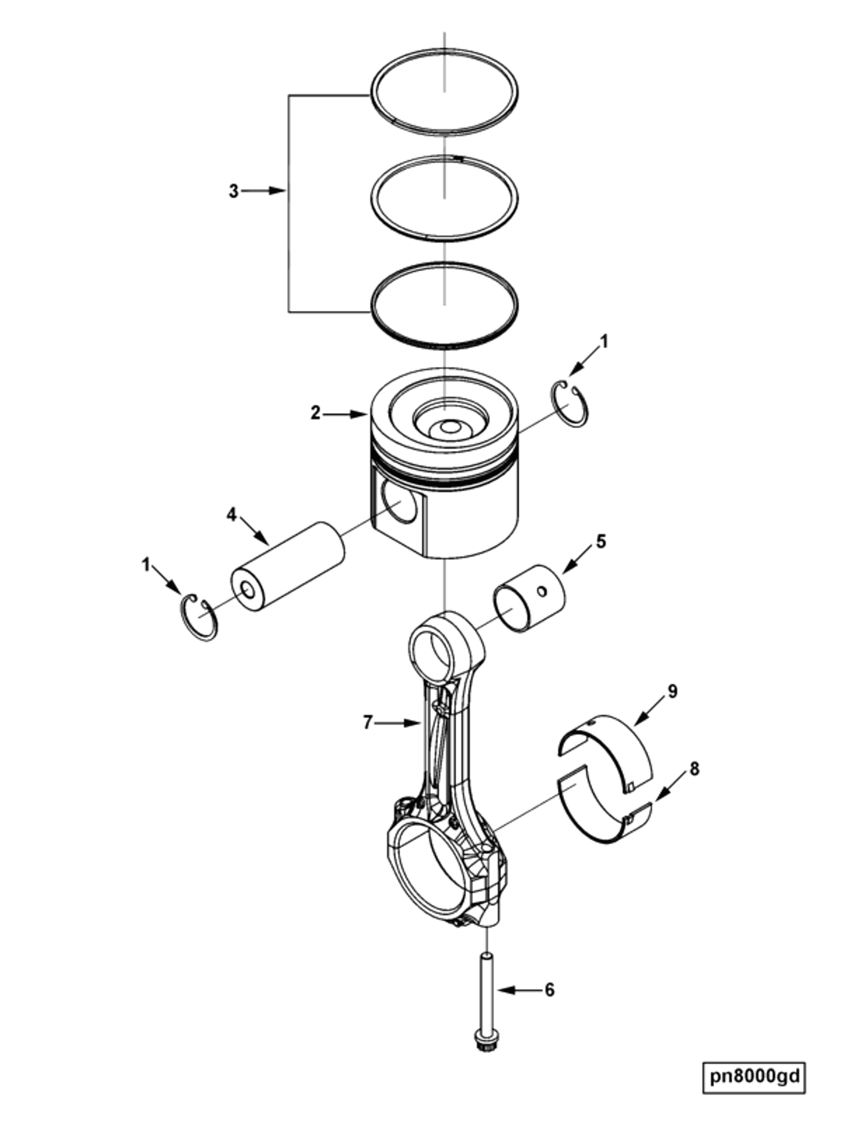 Piston | Cummins 4955548 | Piston Oversized Kit