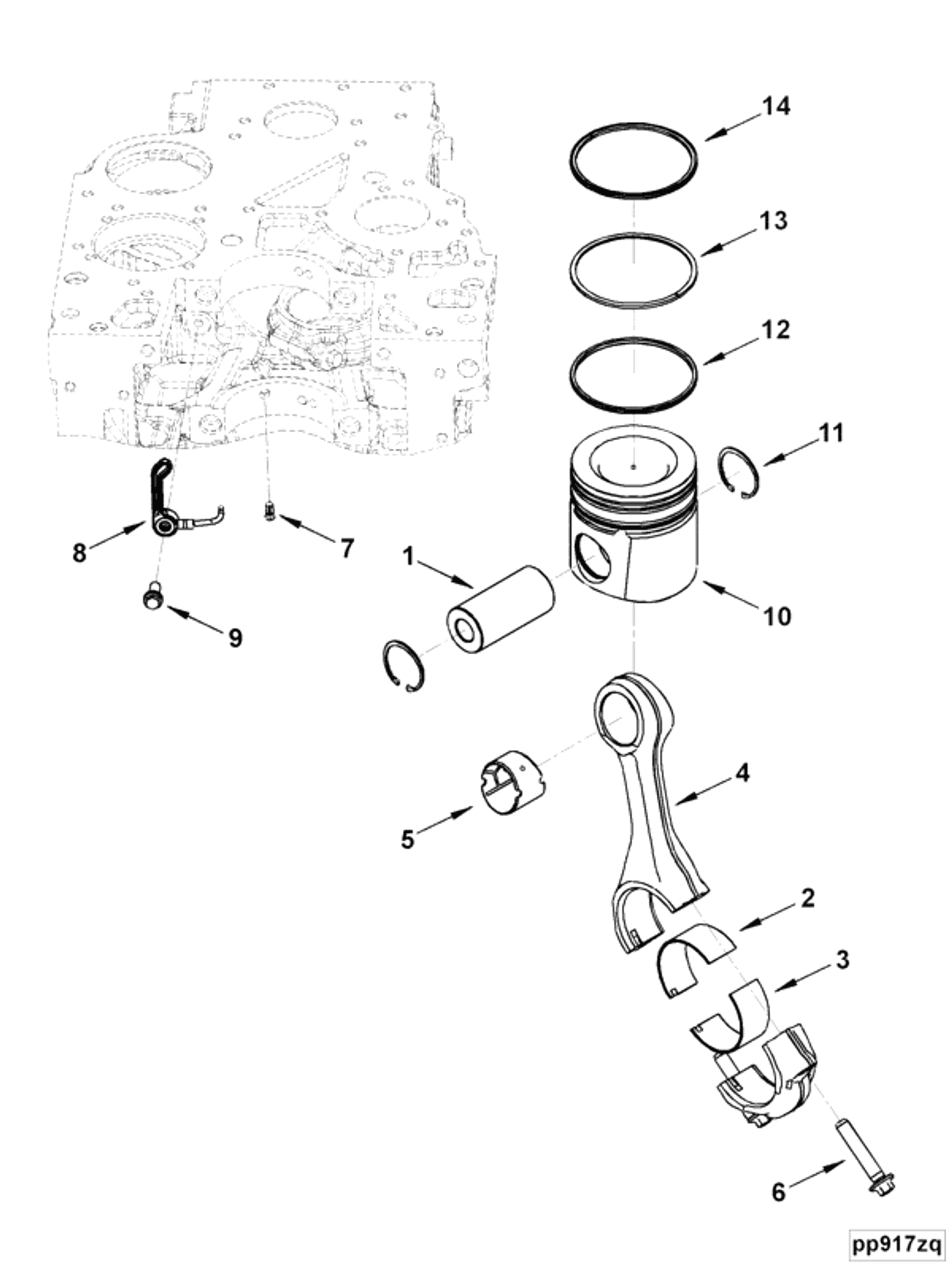 Piston | Cummins 4955625 | Piston Ring Kit
