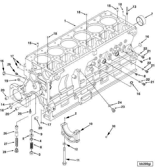 Cylinder Blok | Cummins 4955649 | Cylinder Block Kit