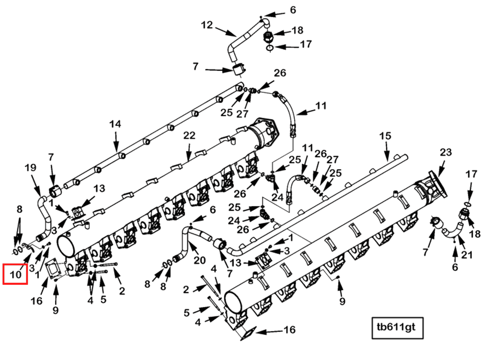 Retainer | Cummins 4956370 | Retaining Clamp