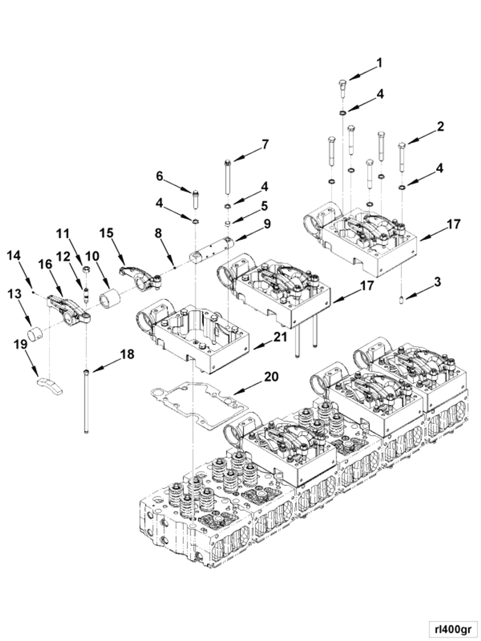 Rocker | Cummins 4986574 | Rocker Lever