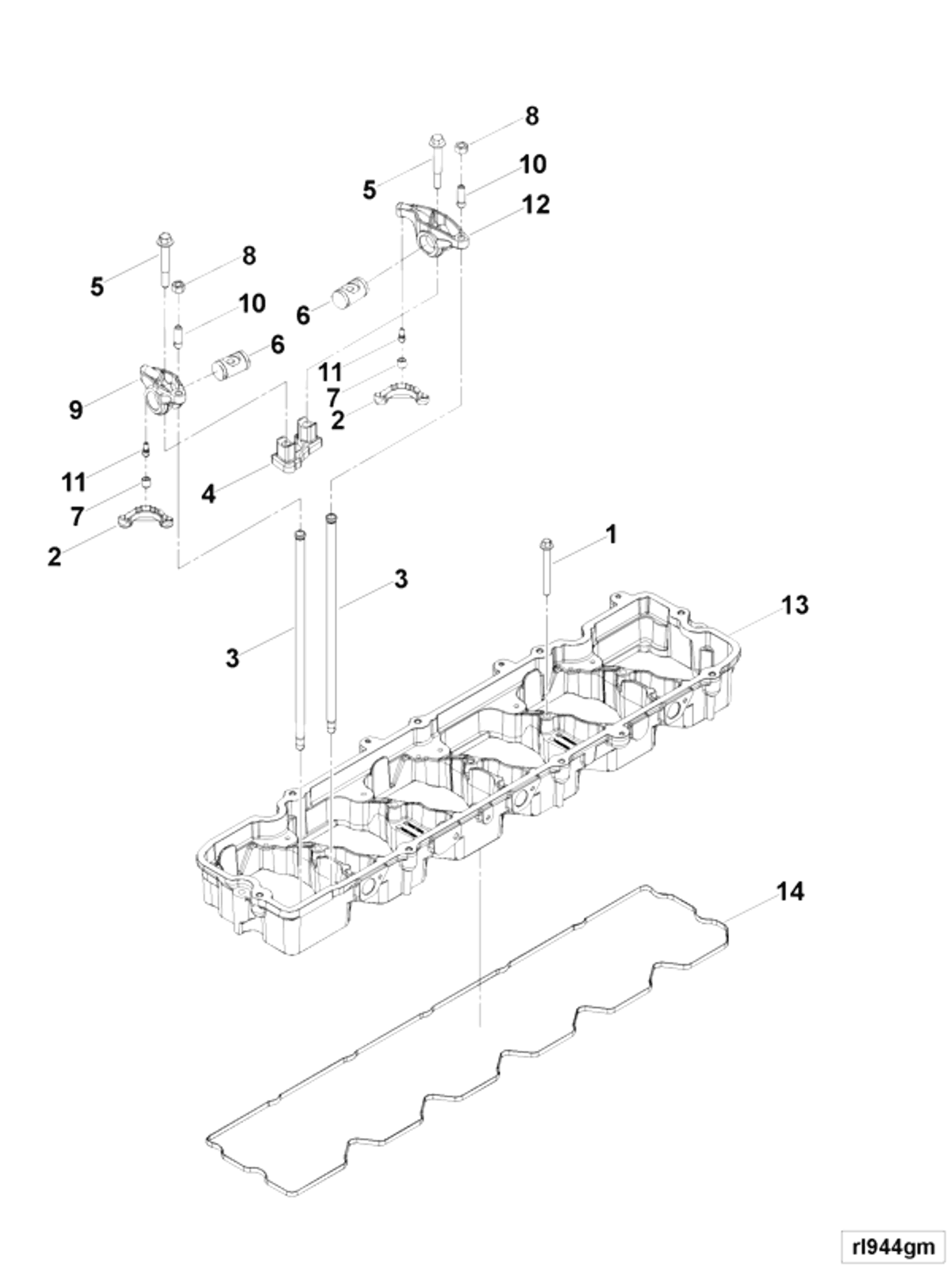 Rocker | Cummins 5253889 | Rocker Lever