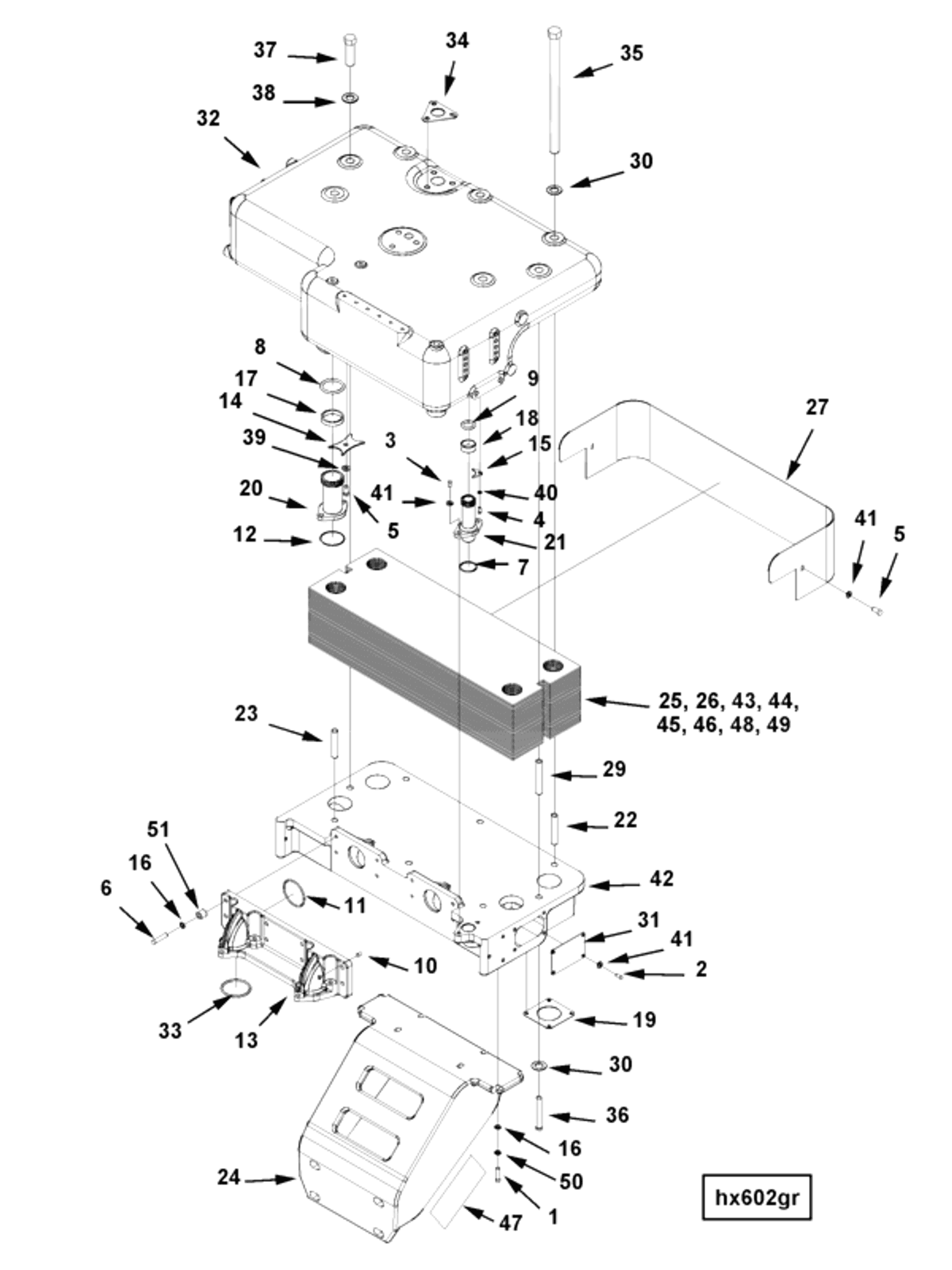 Heat Exchanger | Cummins 5254017 | Heat Exchanger