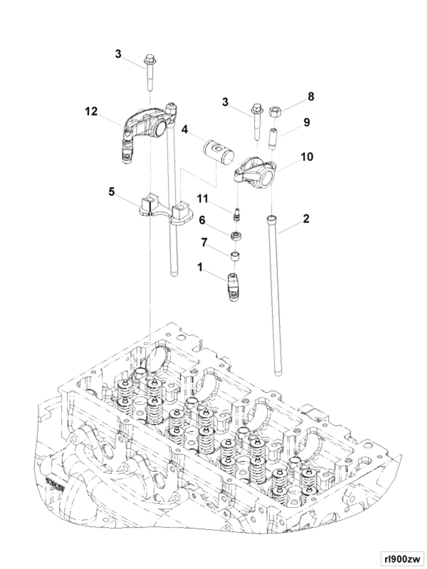 Rocker | Cummins 5259951 | Rocker Lever