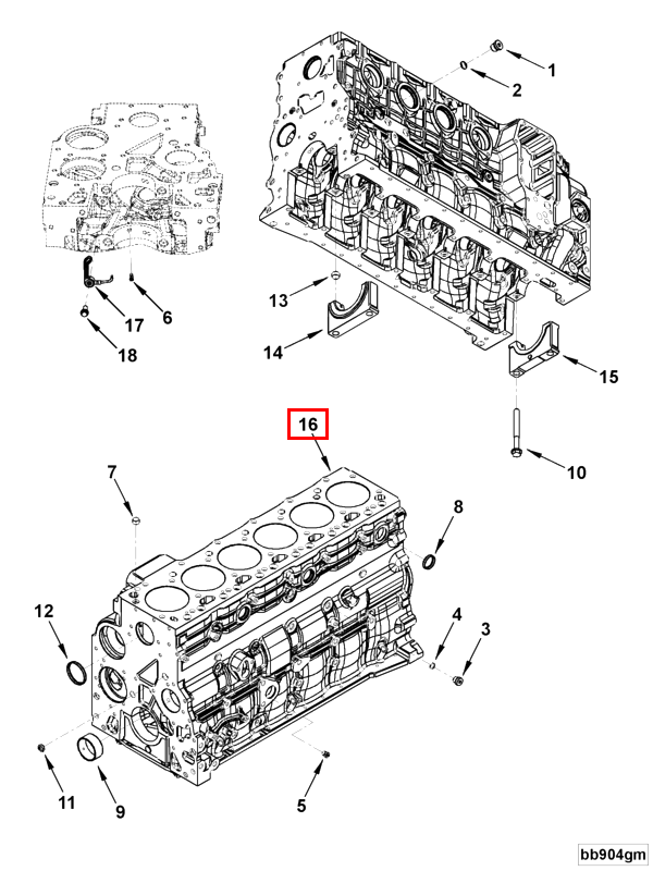 Cylinder Blok | Cummins 5260722