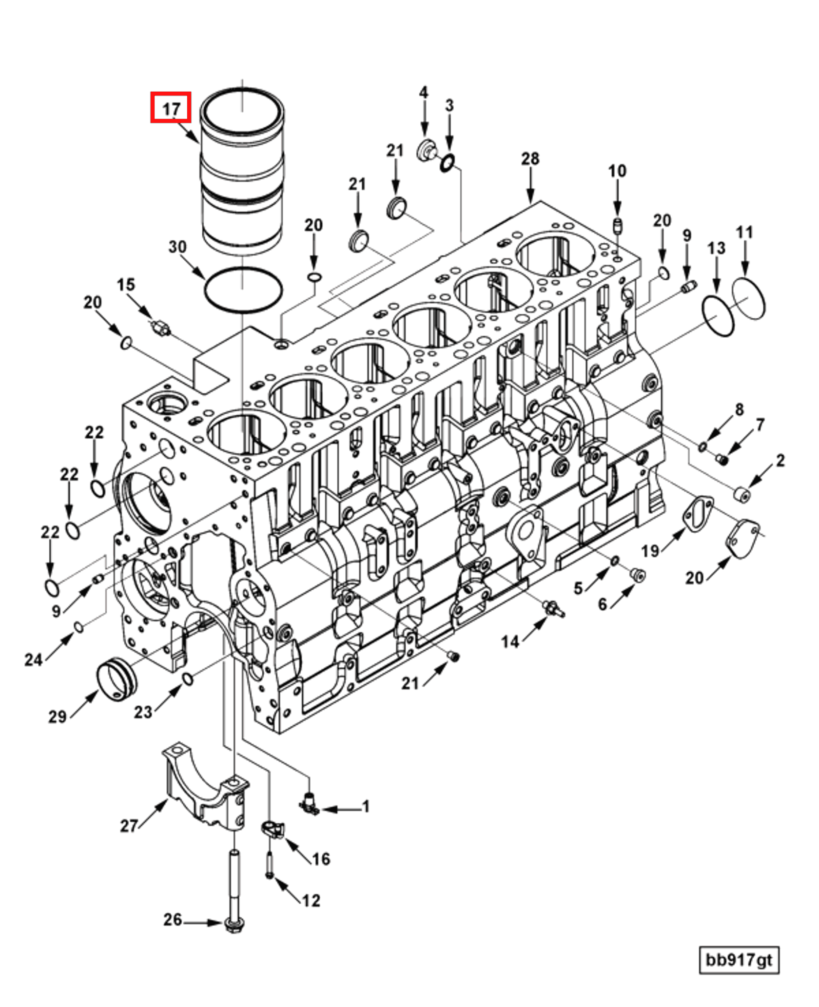 Cylinder liner | Cummins 5267489