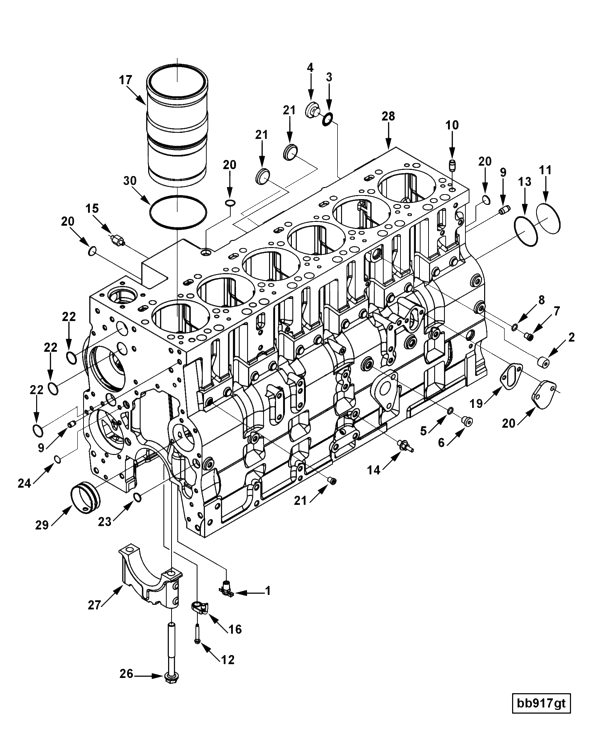 Cylinder Blok | Cummins 5267491
