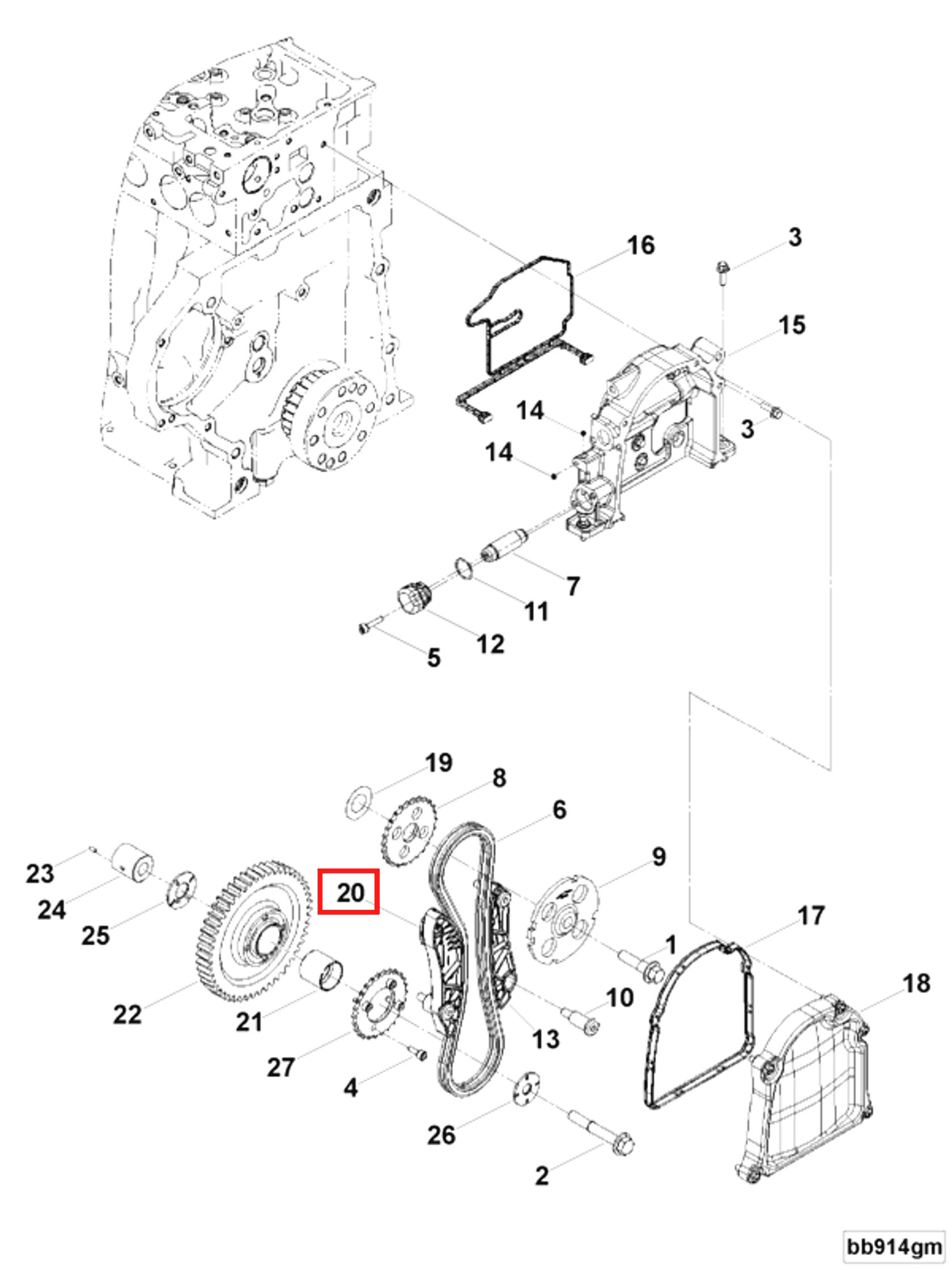 Guide | Cummins 5267973 | Chain Guide