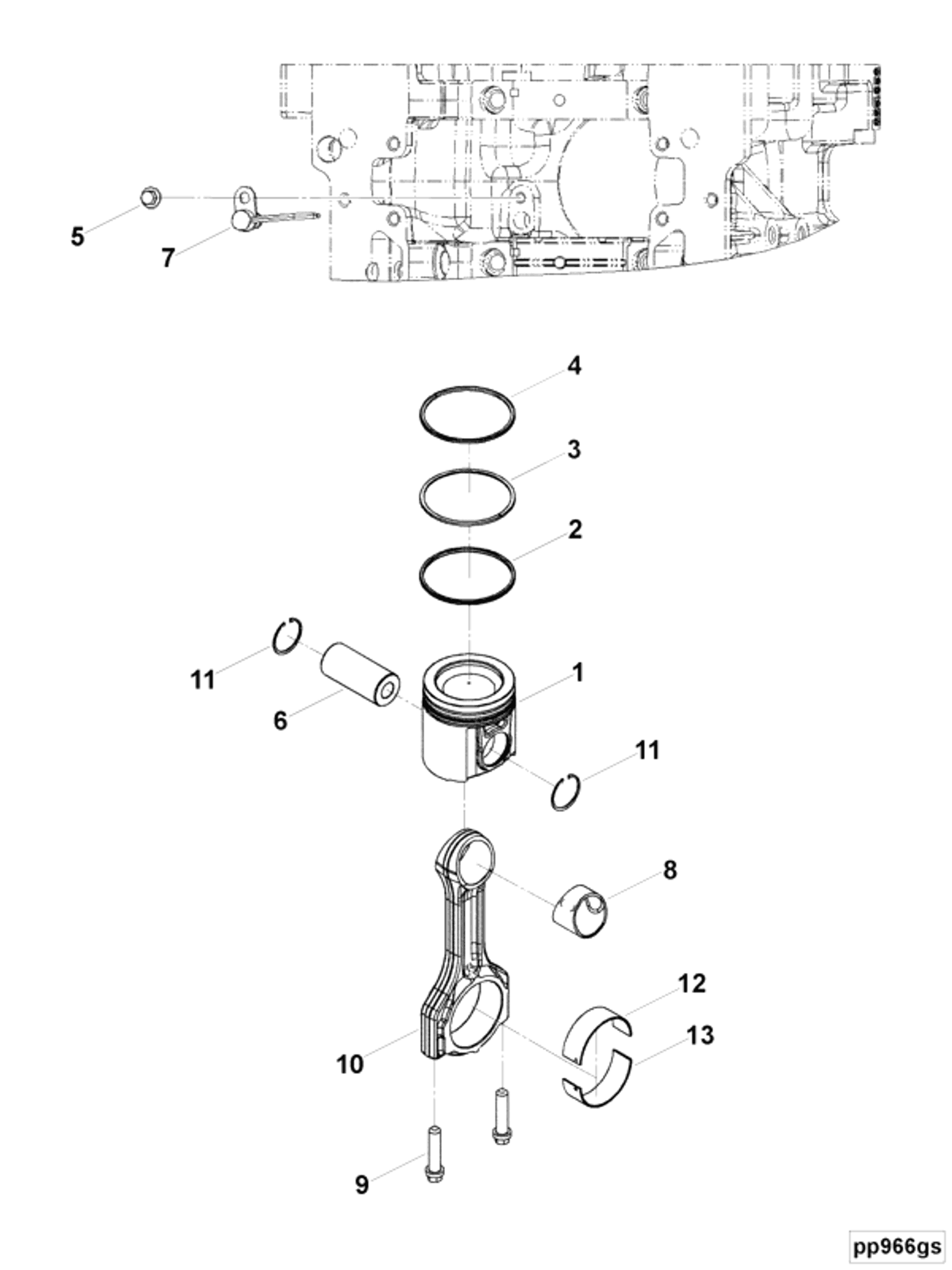 Piston | Cummins 5270336 | Assembly Piston