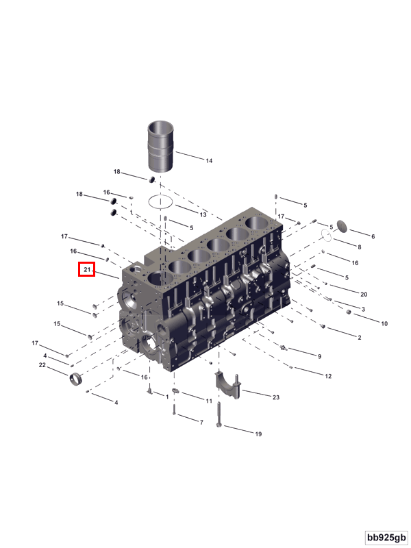 Cylinder Blok | Cummins 5293406