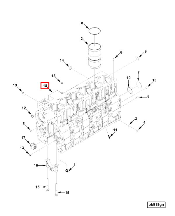 Cylinder Blok | Cummins 5298074
