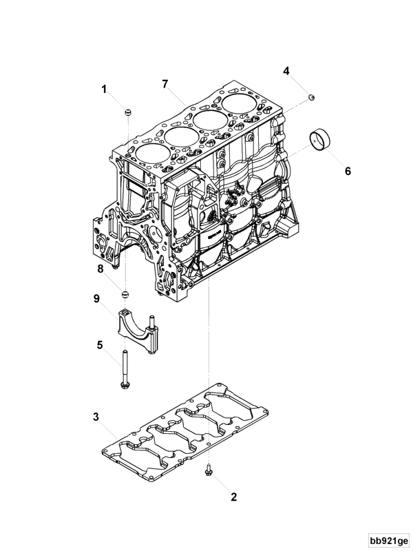 Cylinder Blok | Cummins 5306414