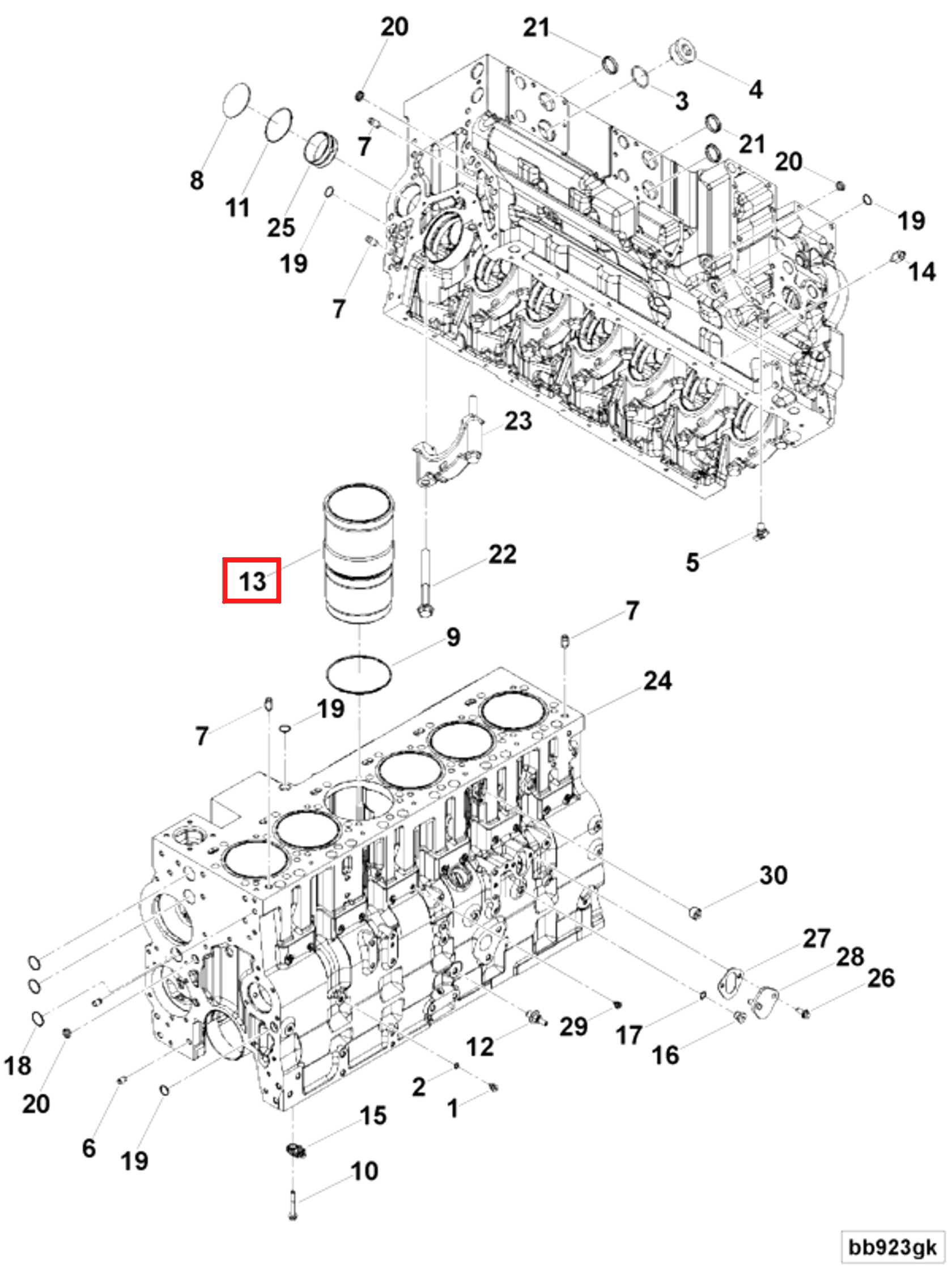 Cylinder liner | Cummins 5318477