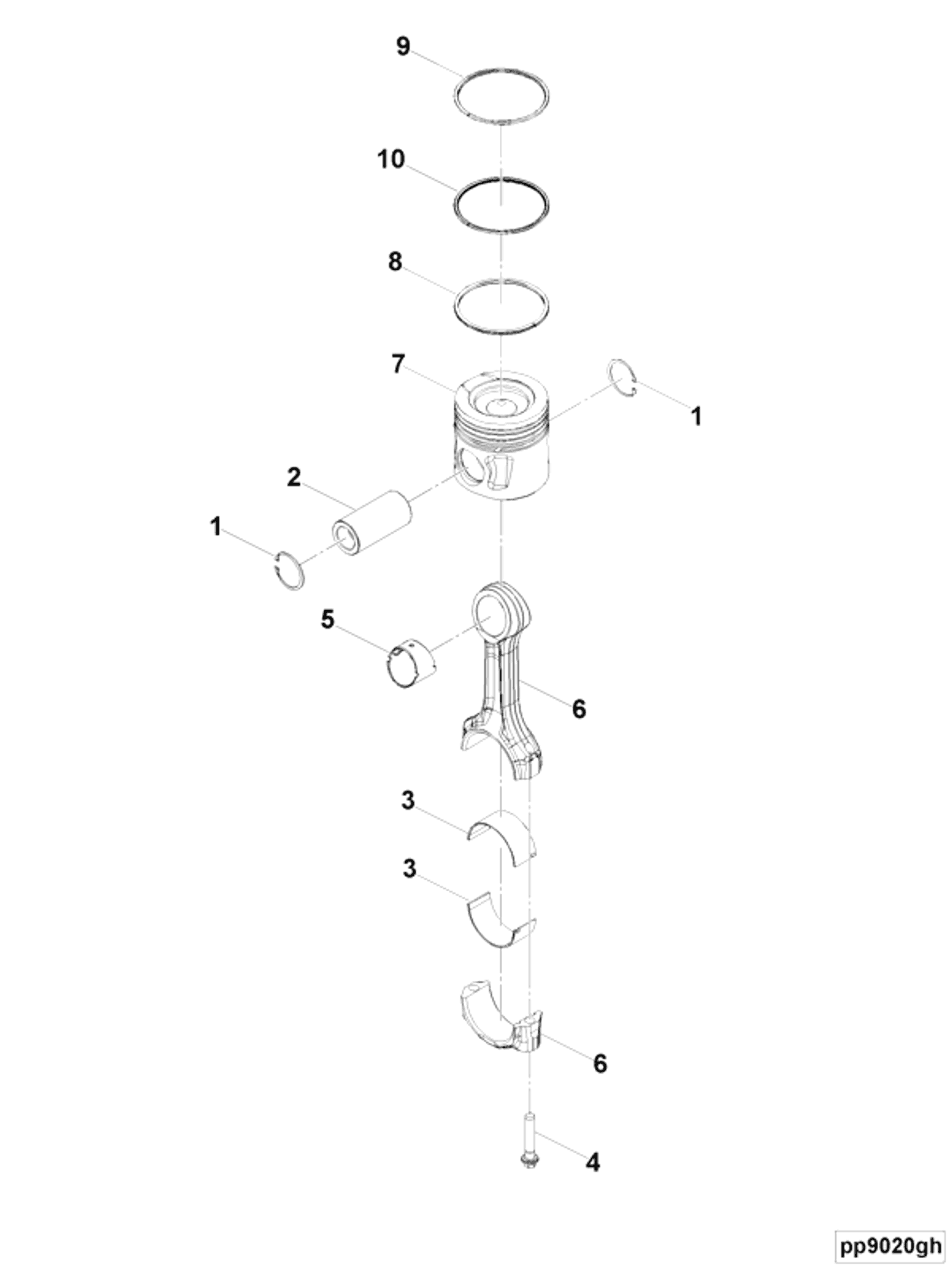 Piston | Cummins 5406026 | Piston Ring Kit