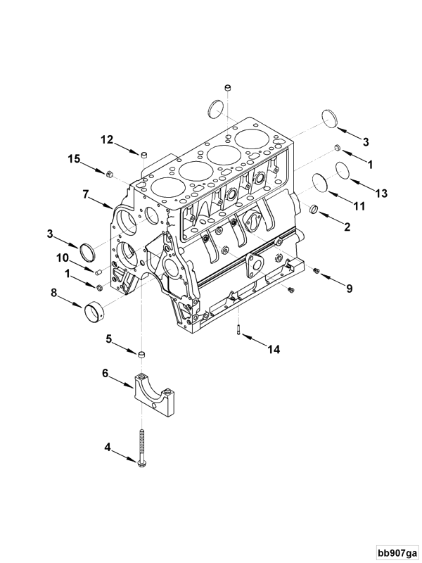 Cylinder Blok | Cummins 5406190 | Cylinder Block Kit