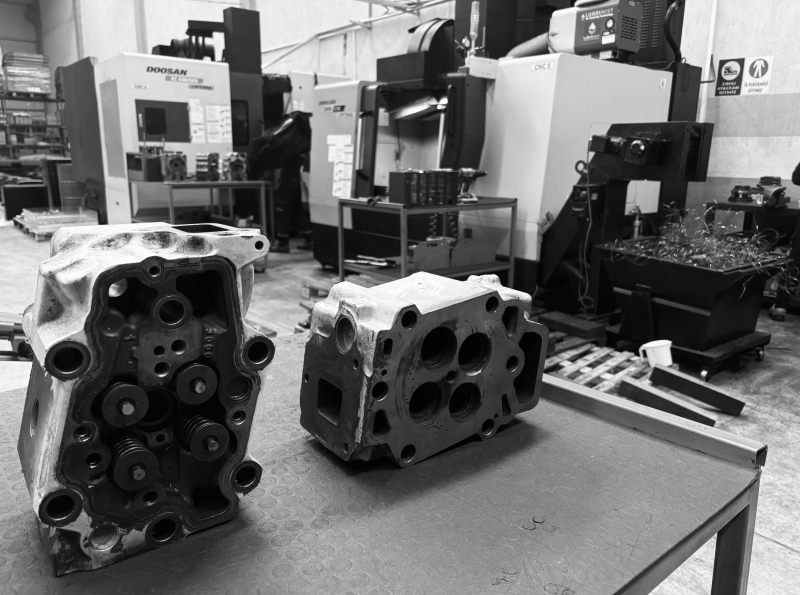 MAN, Liebherr motorları için Silindir Kapakları